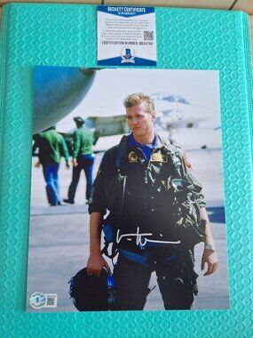 Val Kilmer SIGNED 8x10 Photo Autographed Top Gun Iceman Beckett BAS COA